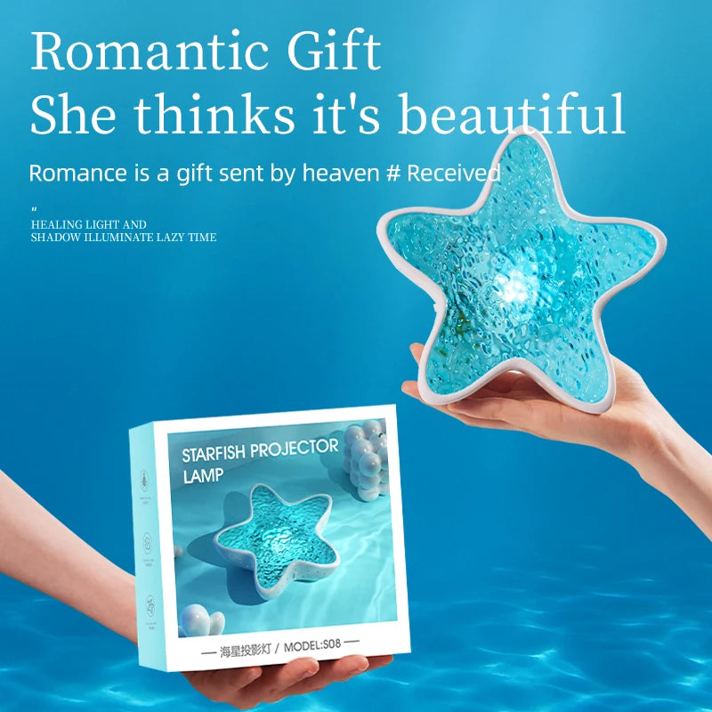 Ocean Wave Projector Light for Bedroom Lights for Classroom, Cute Room Decor Aesthetic Teen Girl Gifts for Teens Girls Boy